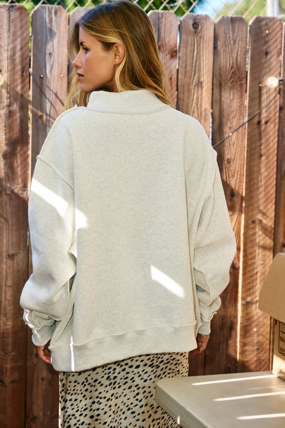 Jesus & God Is Good Reversible Sweatshirt