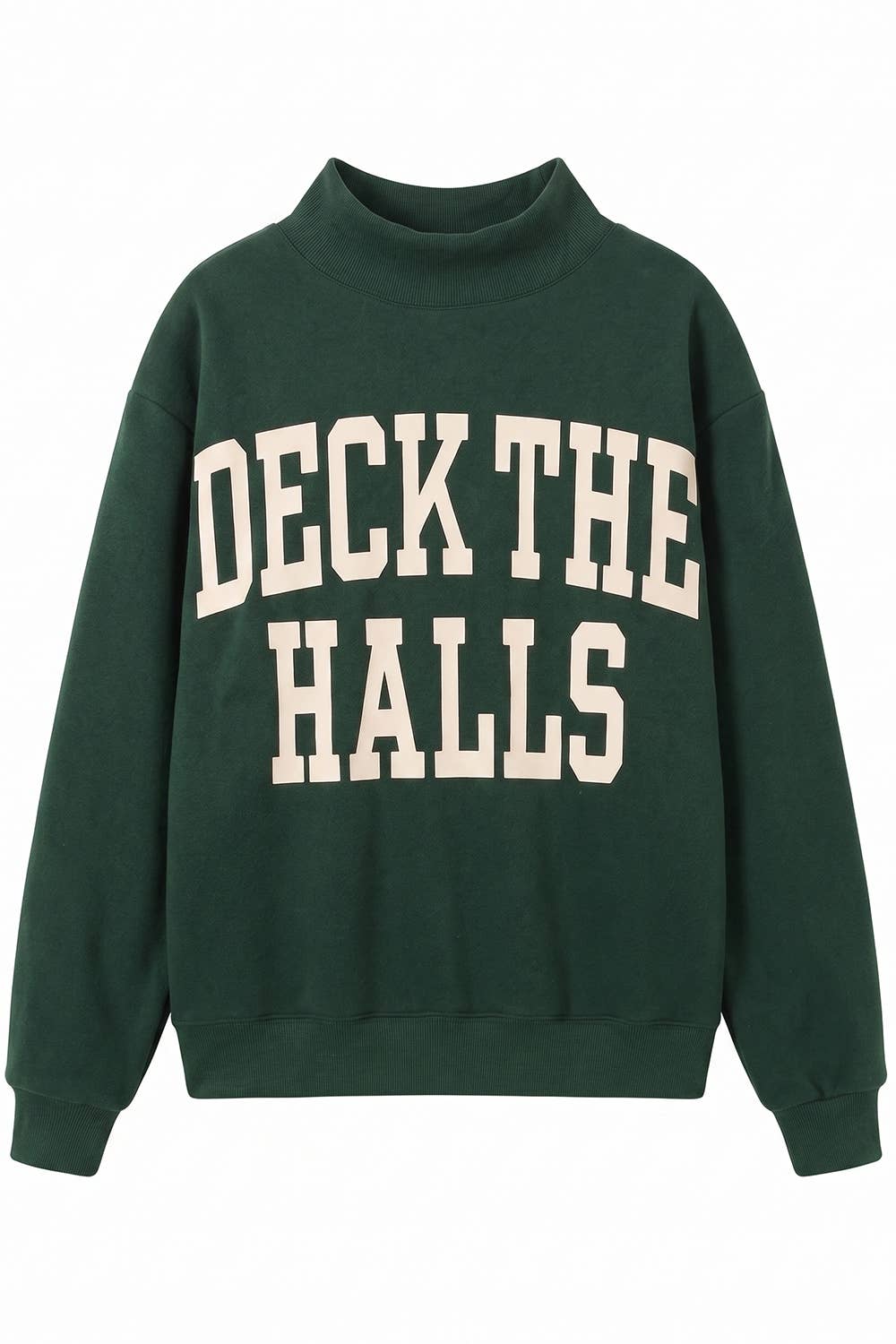 Merry Christmas Deck the Halls Reversible Sweatshirt