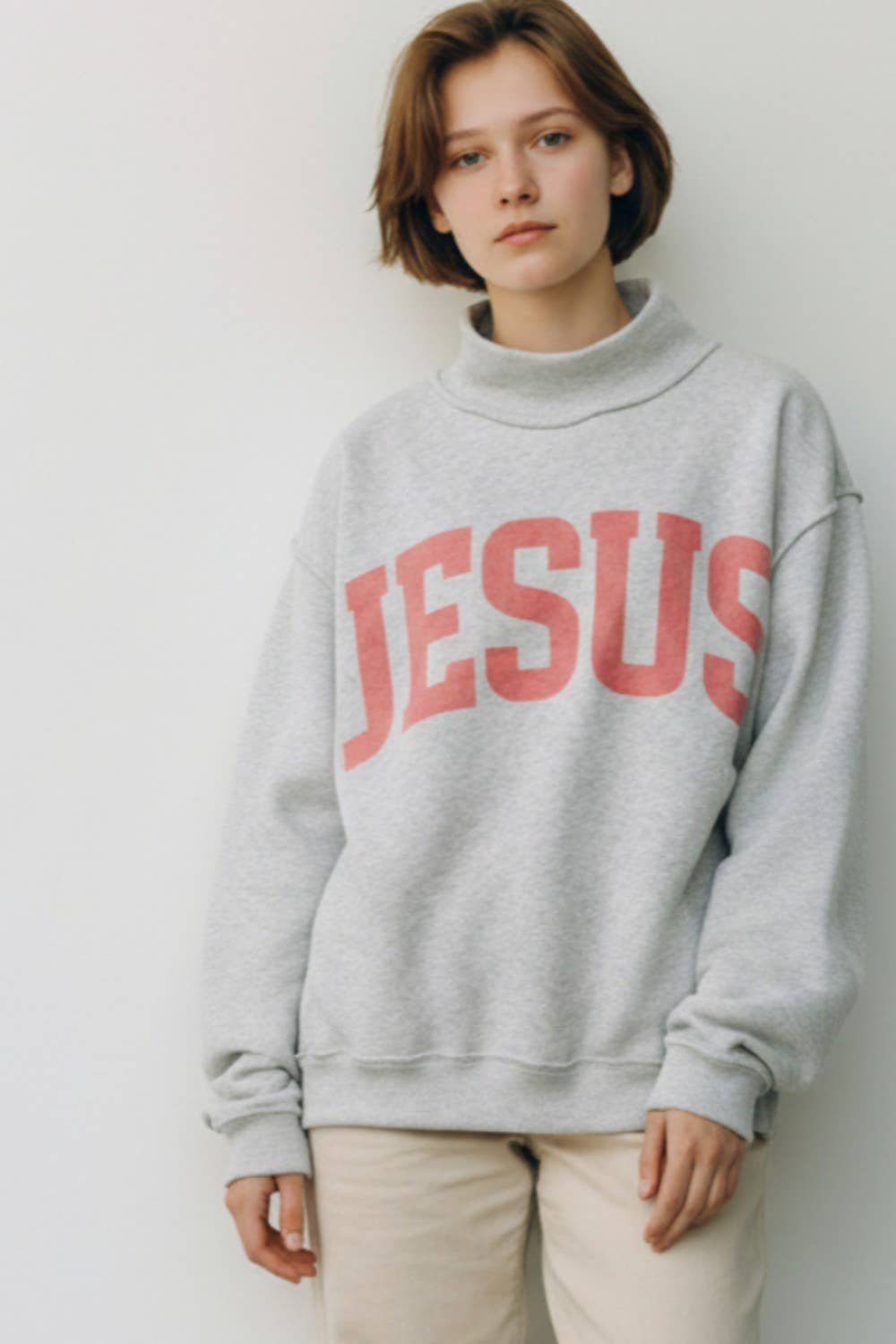 Jesus & God Is Good Reversible Sweatshirt