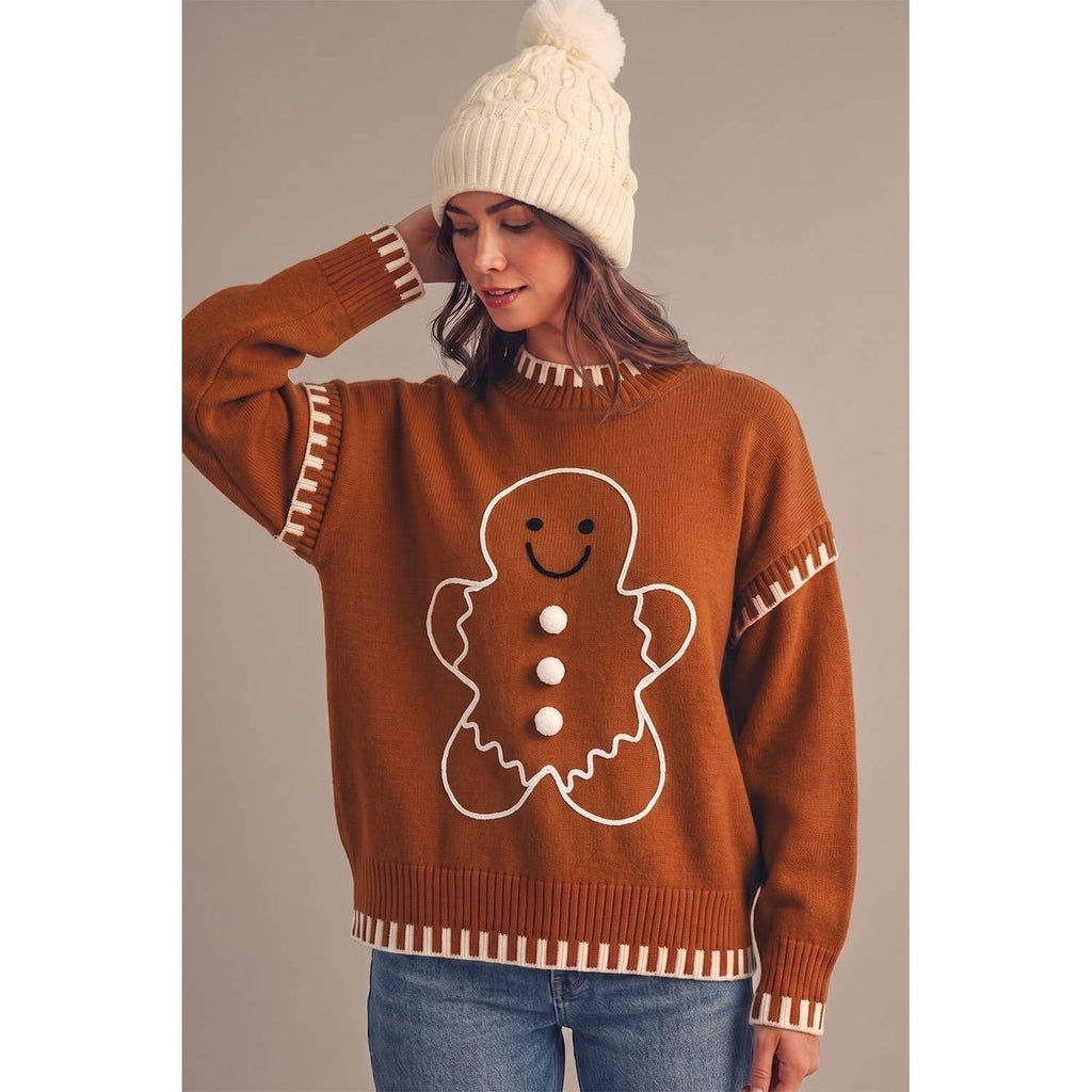 Gingerbread Wishes Christmas Sweater