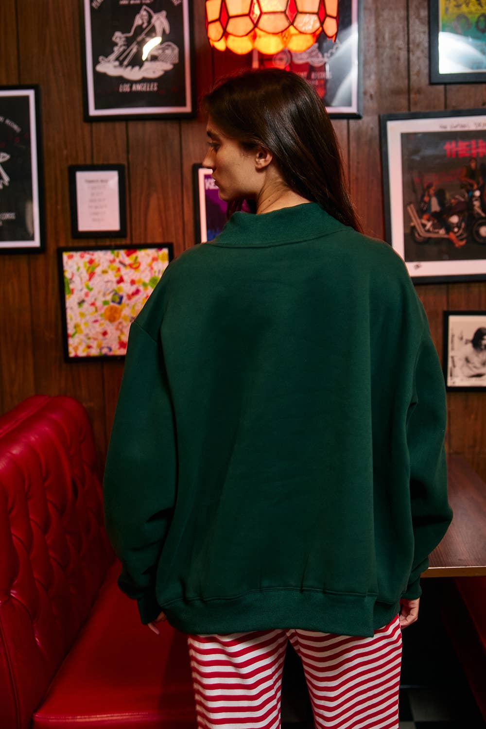 Merry Christmas Deck the Halls Reversible Sweatshirt