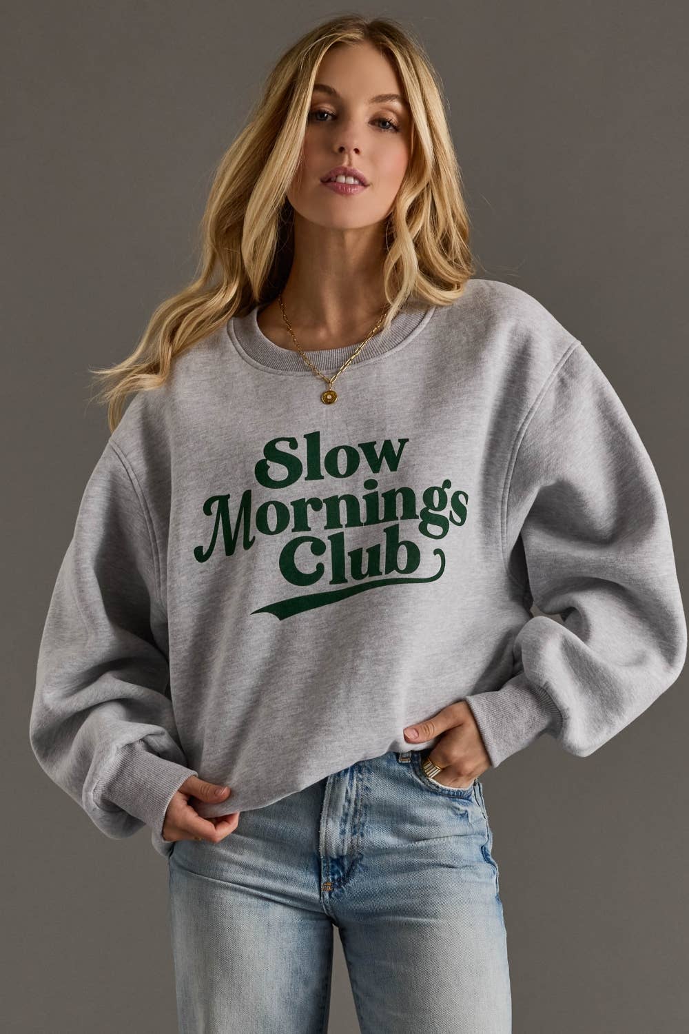 Slow Mornings Club Sweatshirt