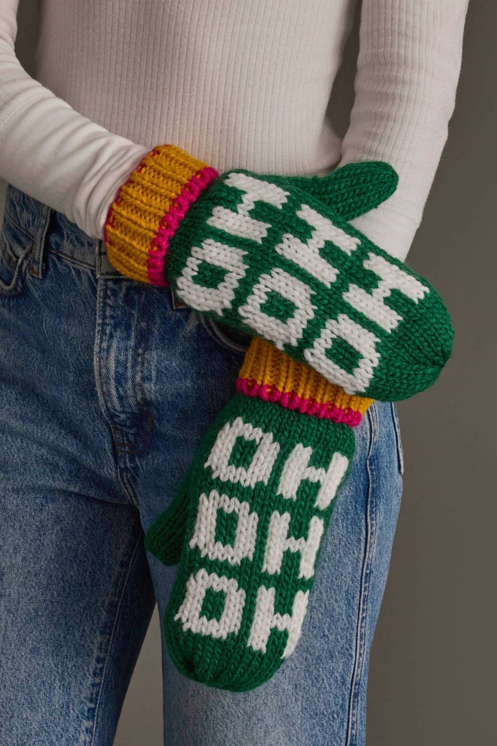 Ho Ho Ho Knit Mittens