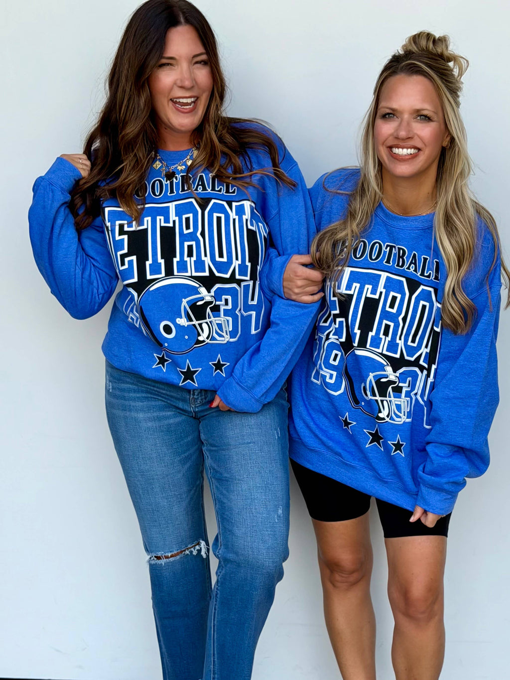 Detroit Oversized Print Sweatshirt