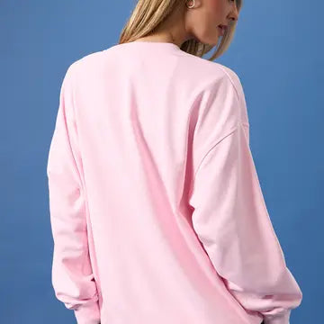 Pink Americana Flag Sweatshirt