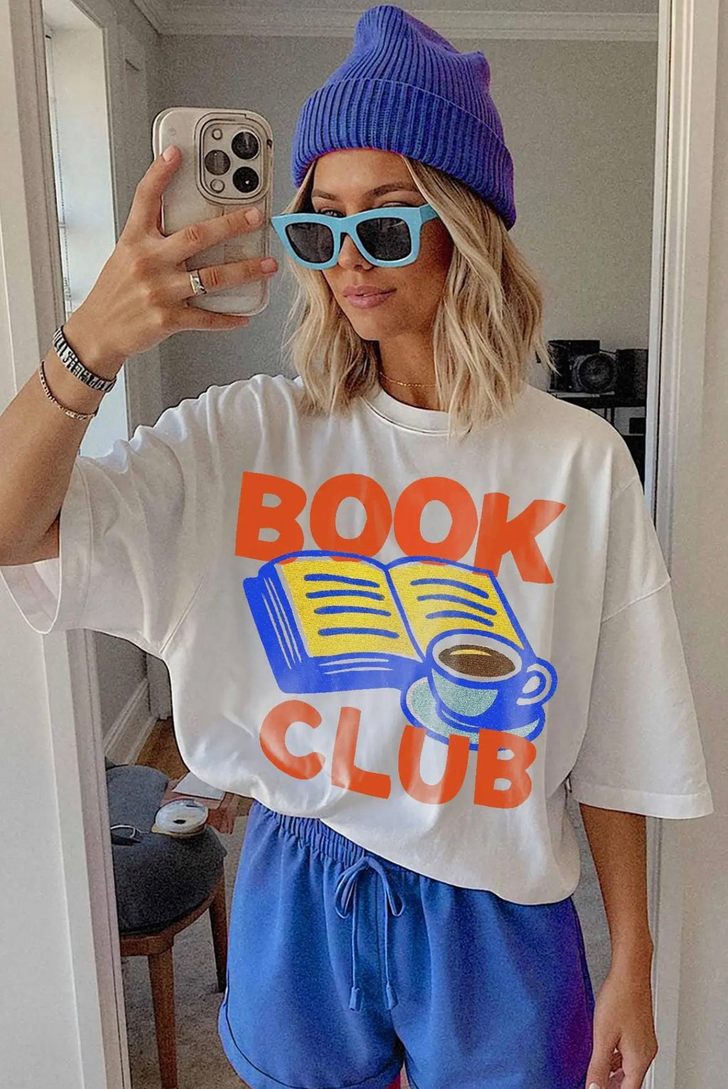 Book Club Reading Tee
