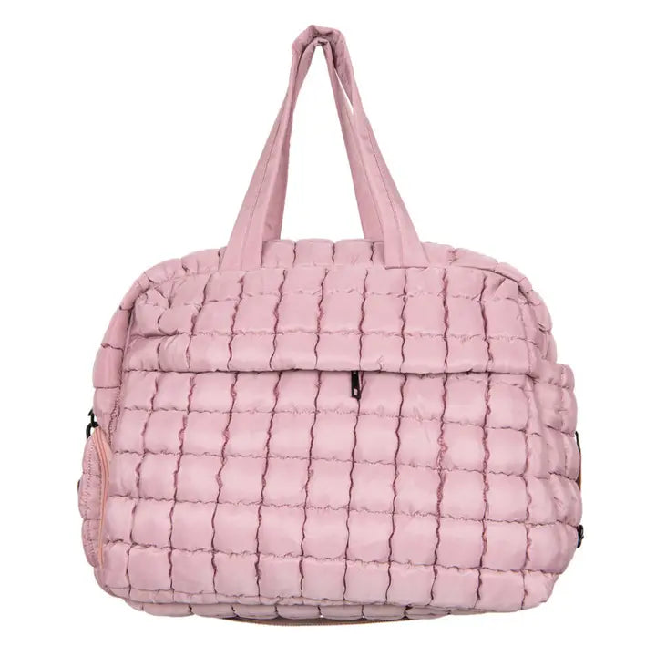Quilted Weekender Bag