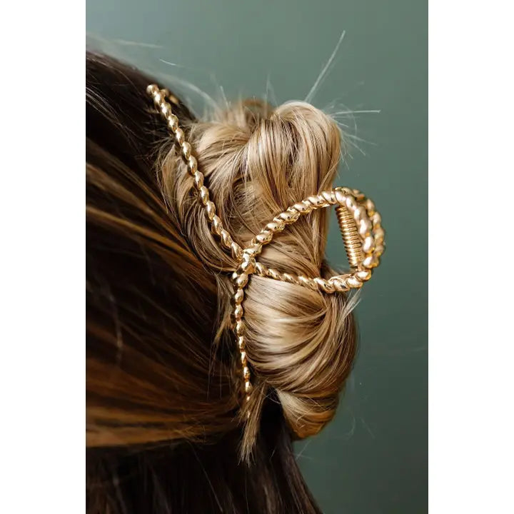 Gold Claw Clip
