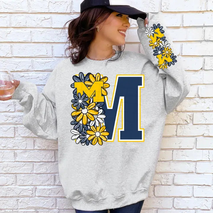 U of M Daisy Sweatshirt