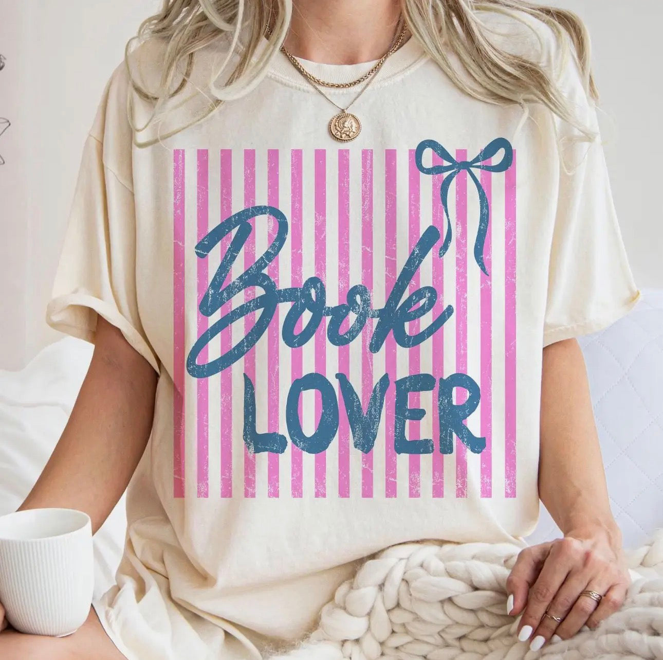 Book Lover Coquette Tee