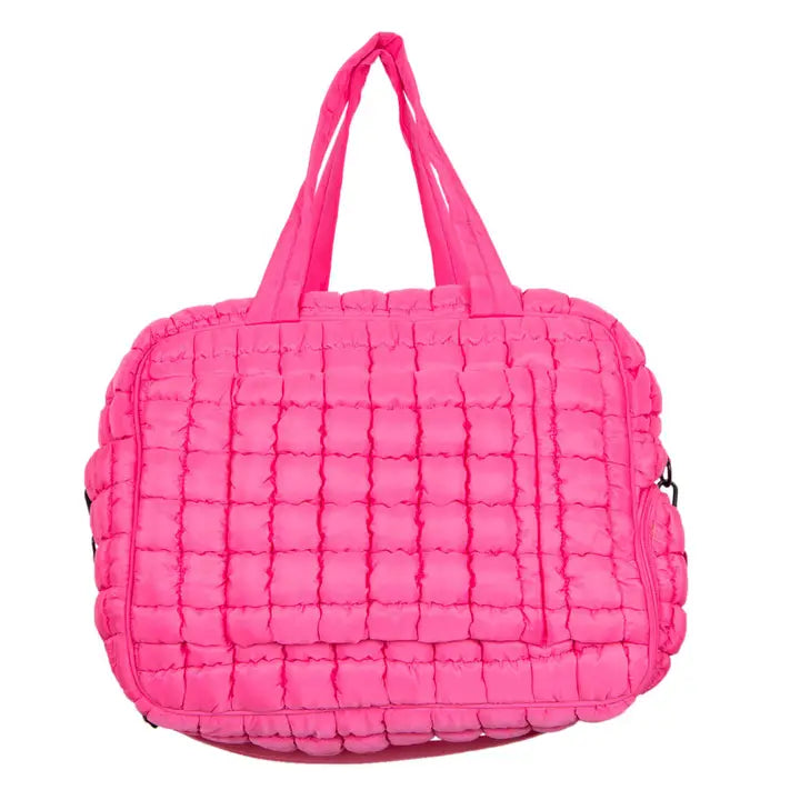 Quilted Weekender Bag