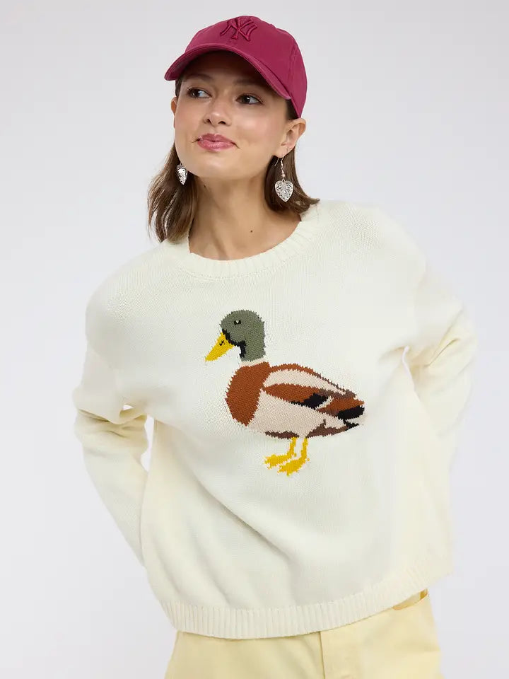 Mallard Duck Knit Sweater