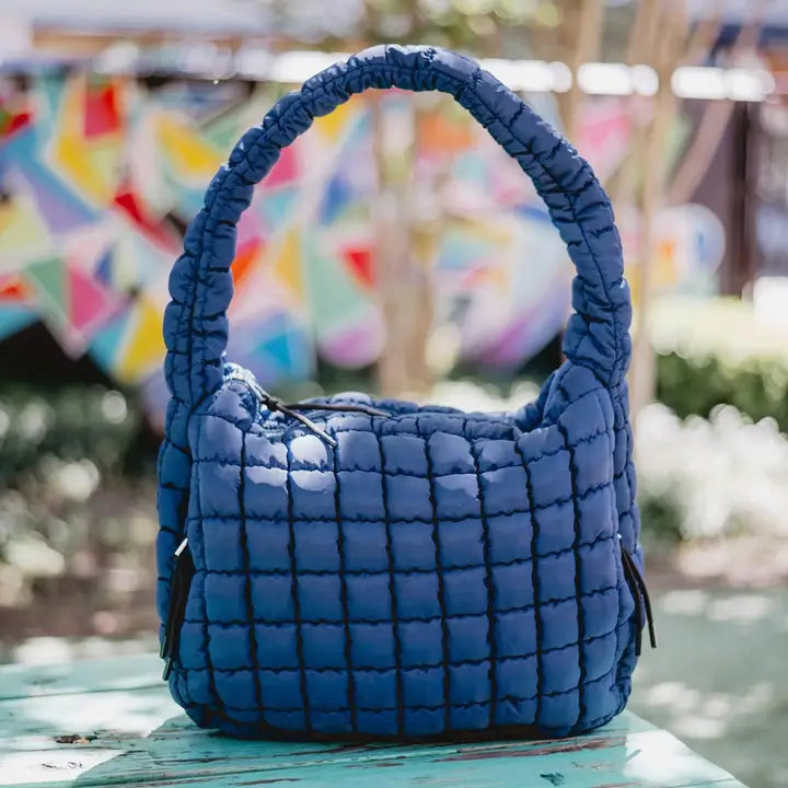 Oversized Quilted Tote Bag