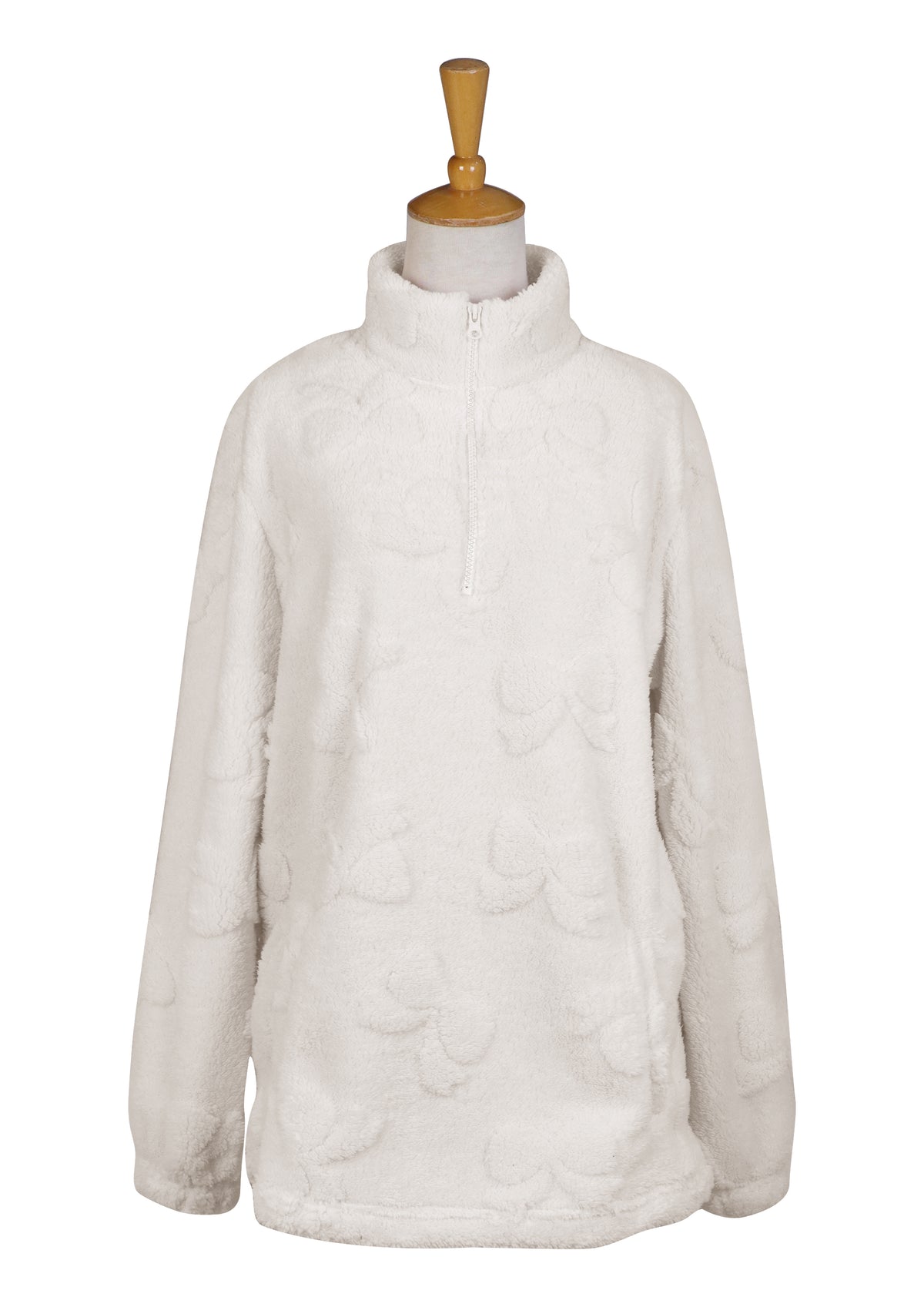 Charming Bow Divine Sherpa Pullover