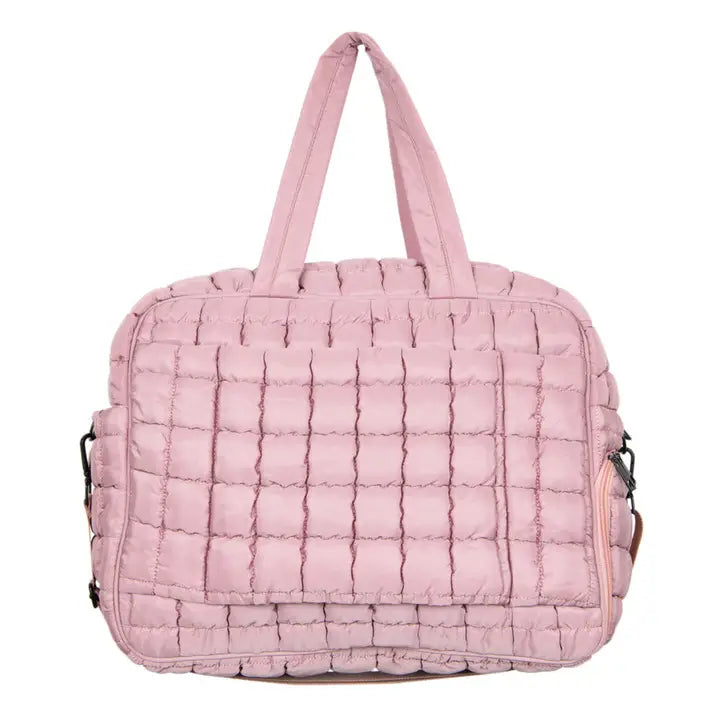 Quilted Weekender Bag