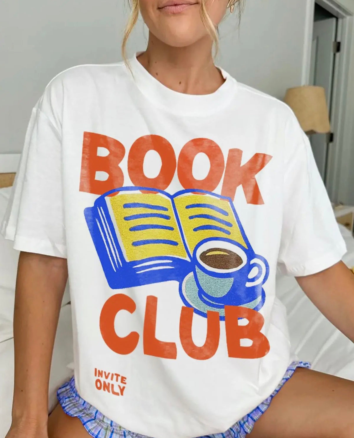 Book Club Reading Tee