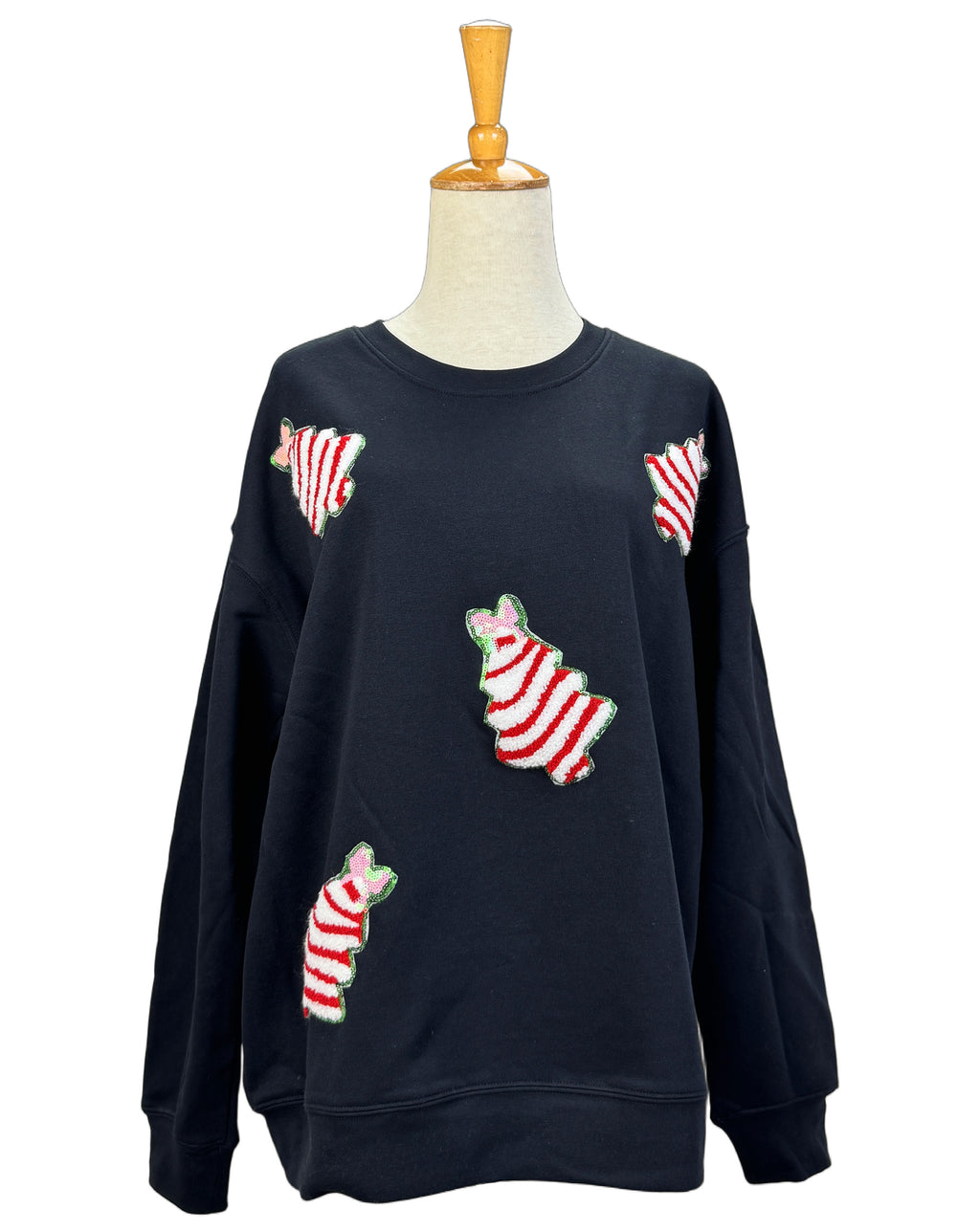Christmas Tree Cake Chenille Sweatshirt