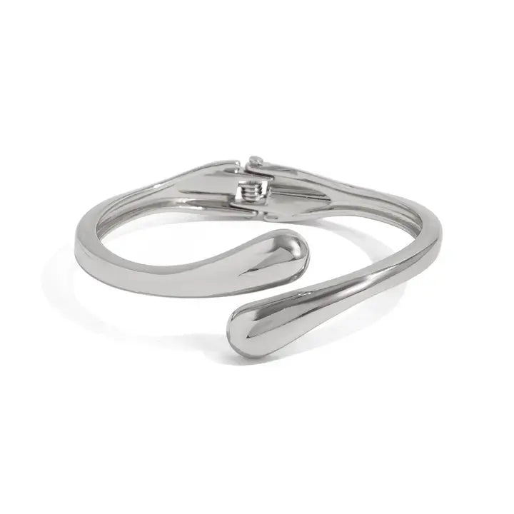 Teardrop Shape Bangle Bracelet