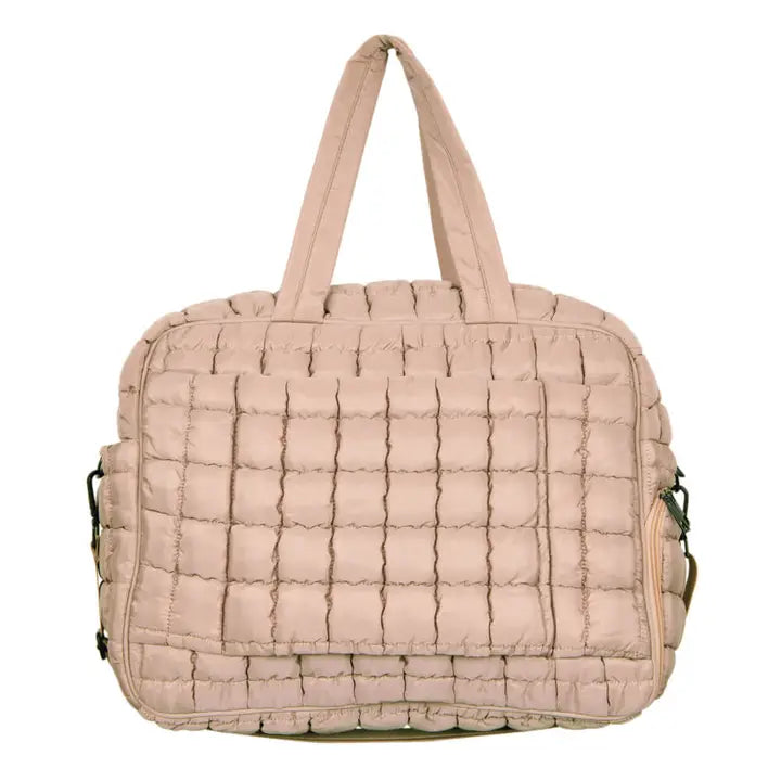 Quilted Weekender Bag