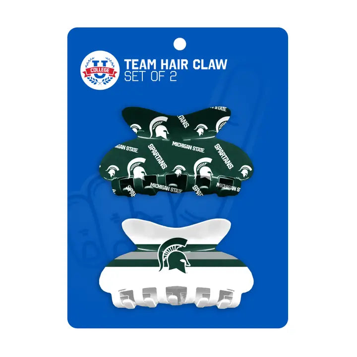 NCAA Michigan State Spartans Hair Clip Set
