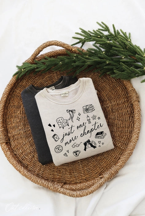 Just One More Chapter Graphic Sweatshirt