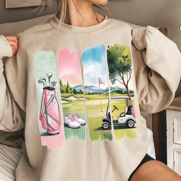 Girls Golf Day on the Green Sweatshirt
