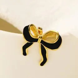 Pearl Bow Earrings