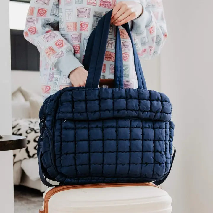 Quilted Weekender Bag