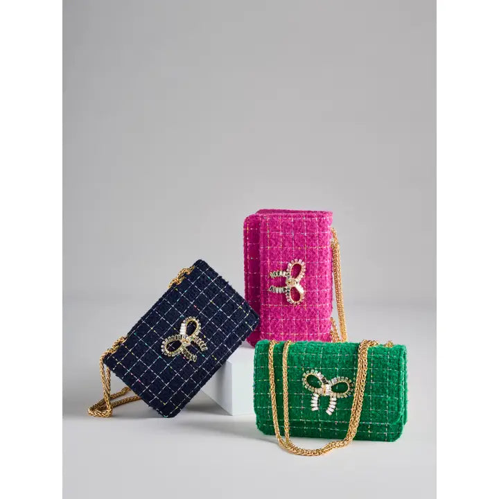 Roa Tweed Sparkle Shoulder Bag