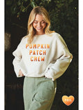 Foil Pumpkin Patch Sweatshirt