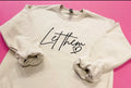 Let Them Embroidered Sweatshirt