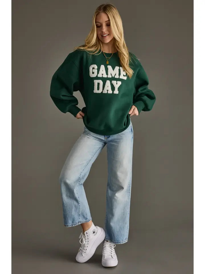 Green Game Day Sweatshirt