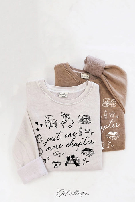 Just One More Chapter Graphic Sweatshirt