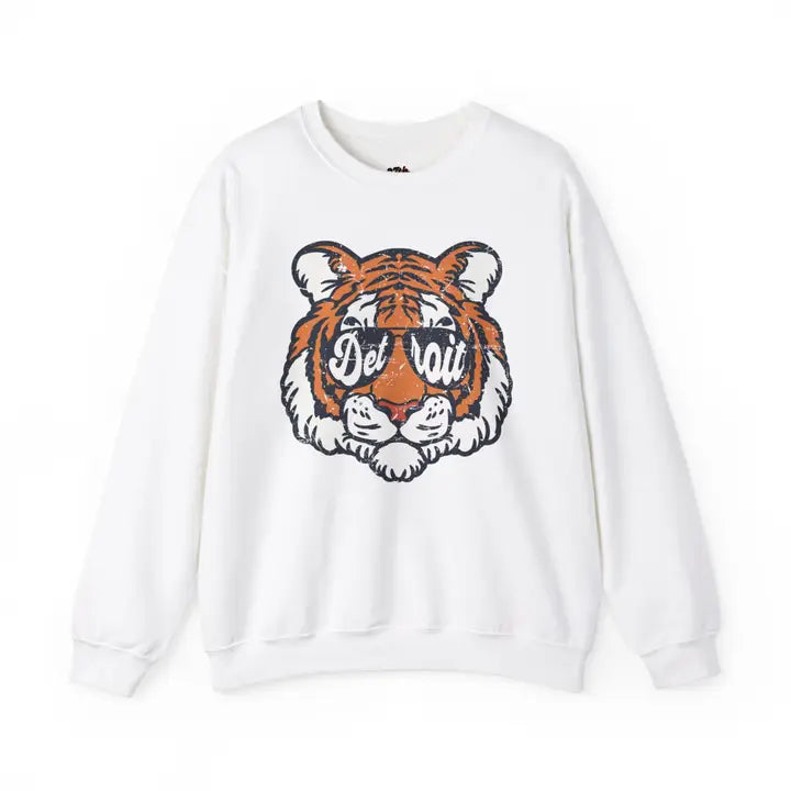 Detroit Tigers Sunglasses Sweatshirt