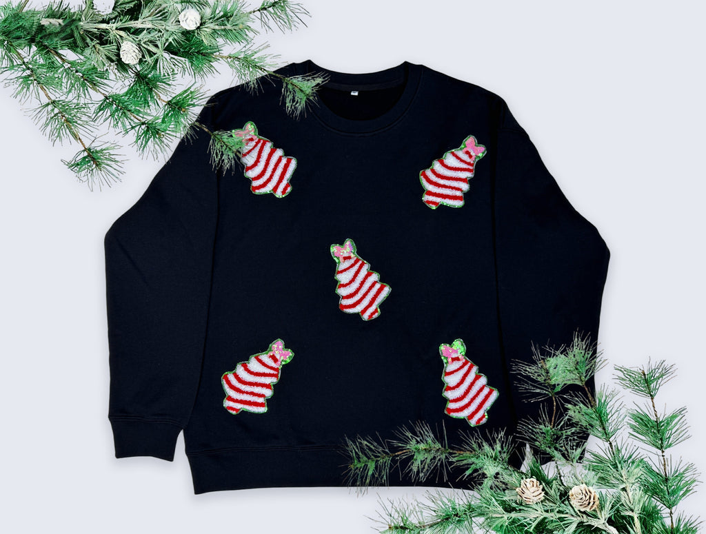 Christmas Tree Cake Chenille Sweatshirt