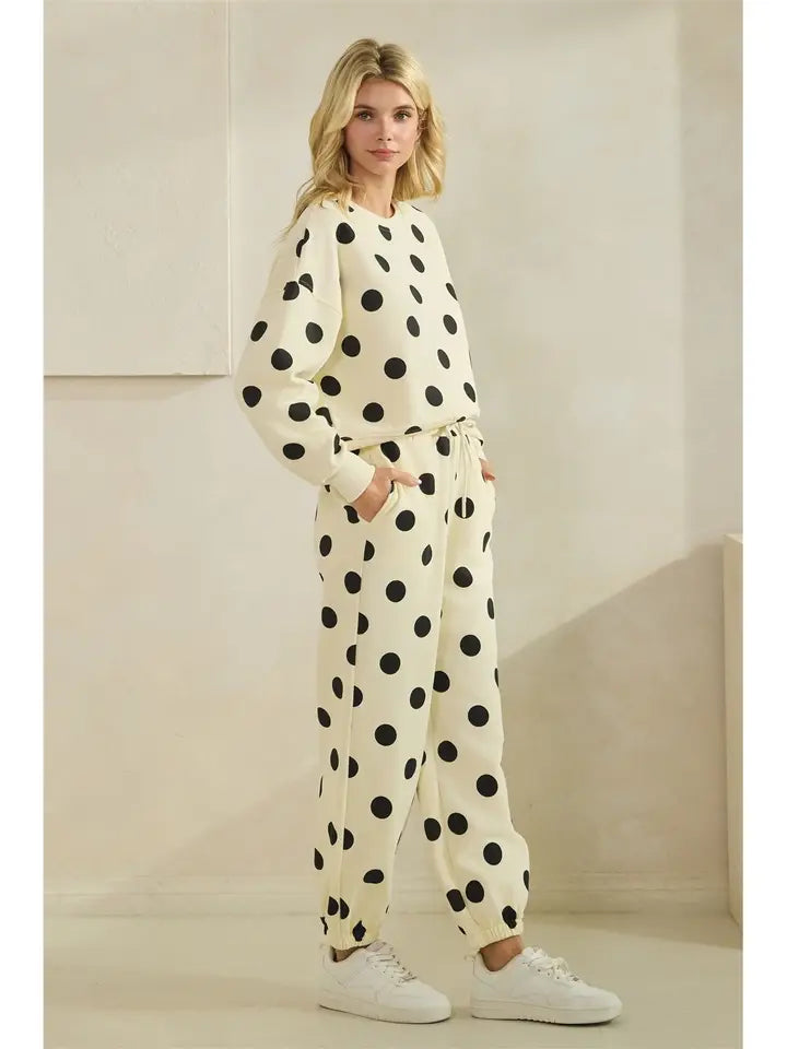 Polka Dot Lounge Set