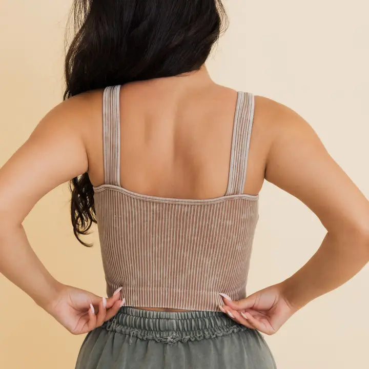 Just Breathe Ribbed Bralette