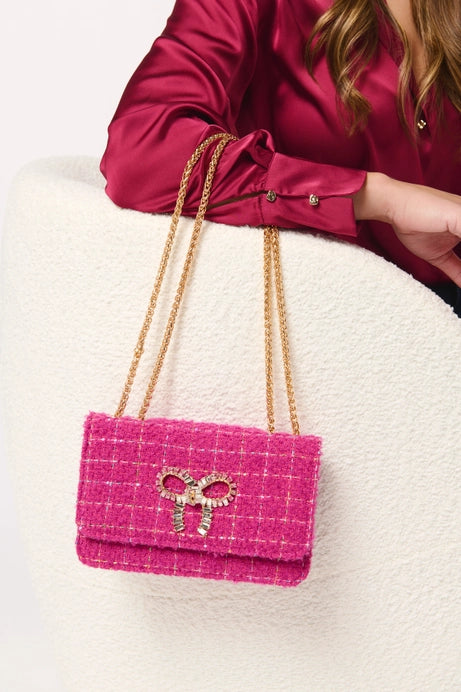 Roa Tweed Sparkle Shoulder Bag