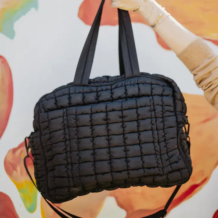 Quilted Weekender Bag