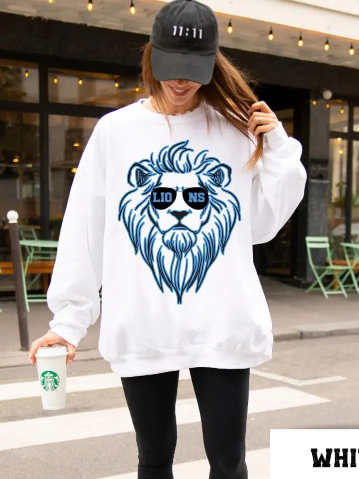Detroit Lions Sunglasses  Sweatshirt