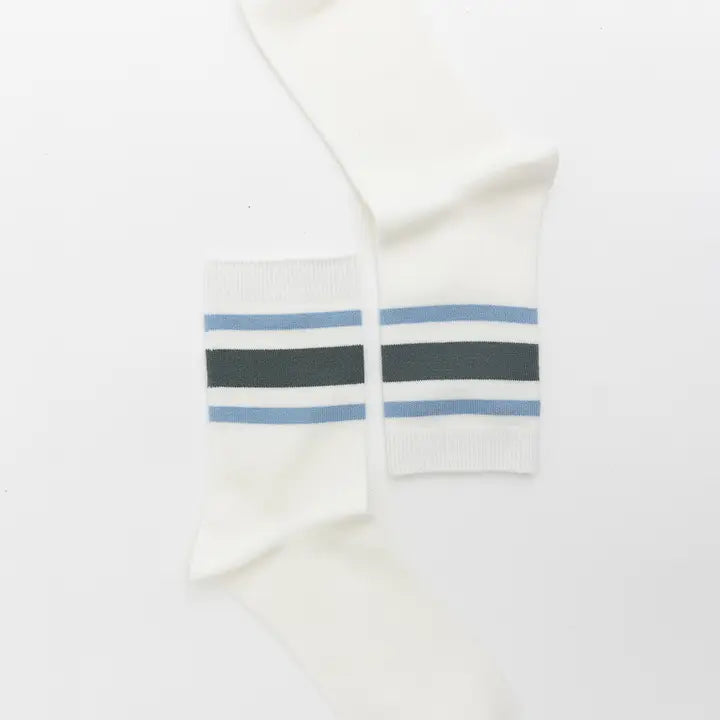 Retro Stripe Style Crew Socks