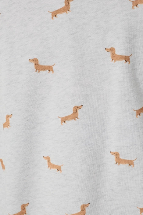 Dachshund  Print Lounge Sweatshirt
