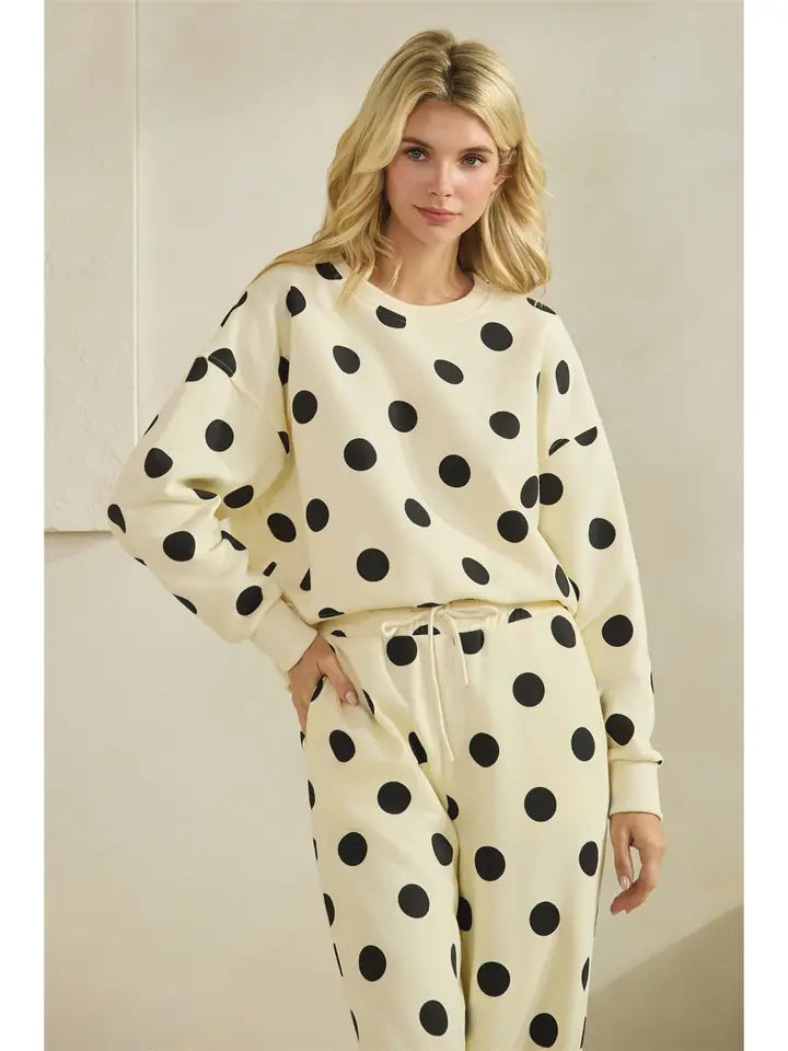 Polka Dot Lounge Set