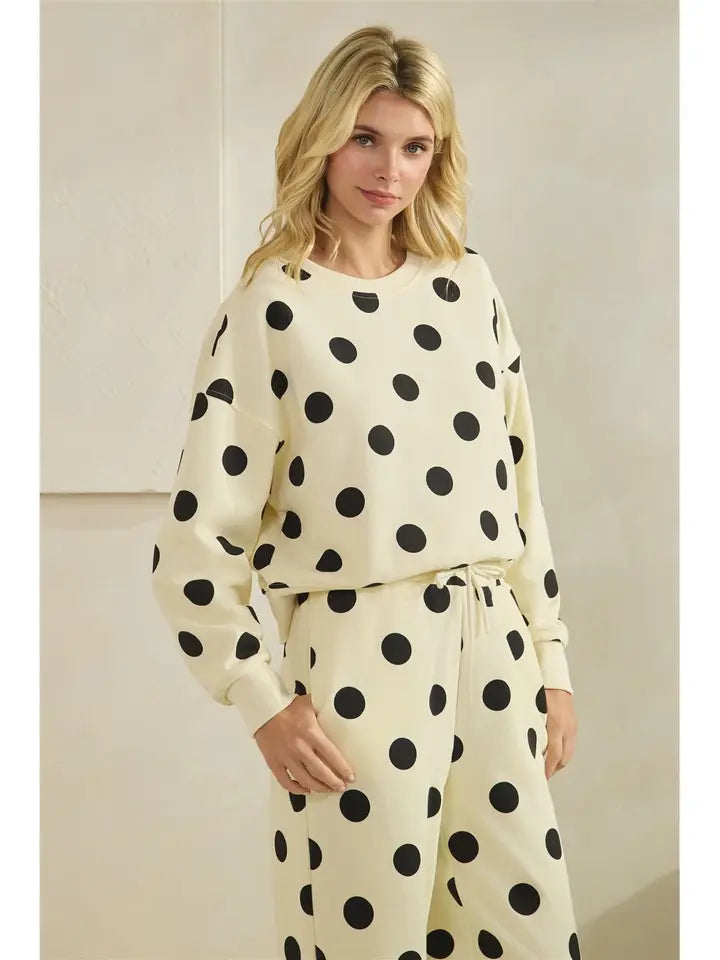 Polka Dot Lounge Set