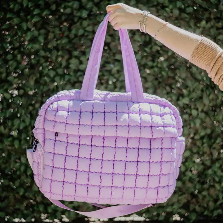 Quilted Weekender Bag