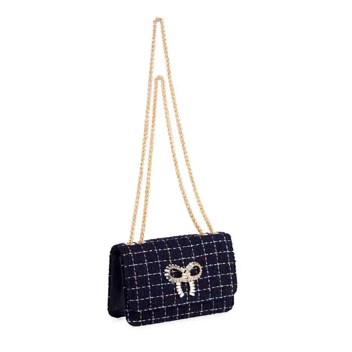 Roa Tweed Sparkle Shoulder Bag