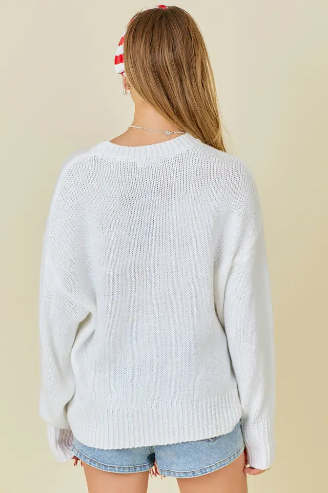 USA Stripe Flag Sweater