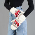 Cardinal Knit Mittens
