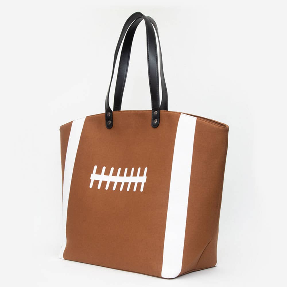 Football Game Day Tote Bag