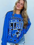 Detroit Oversized Print Sweatshirt